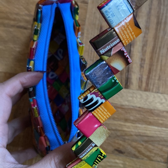 Vintage Candy Gum Wrapper Purse Hand Bag 90's Style Retro Purses - Picture 6 of 10